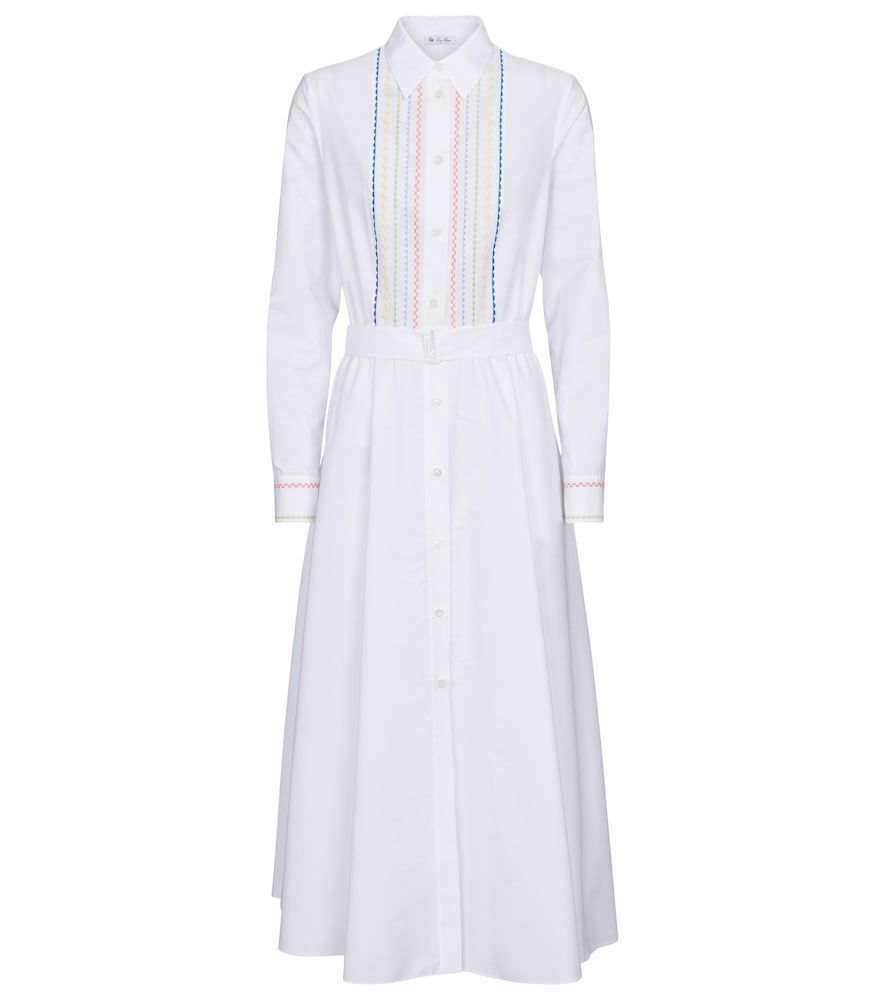 Lucienne cotton poplin shirt dress