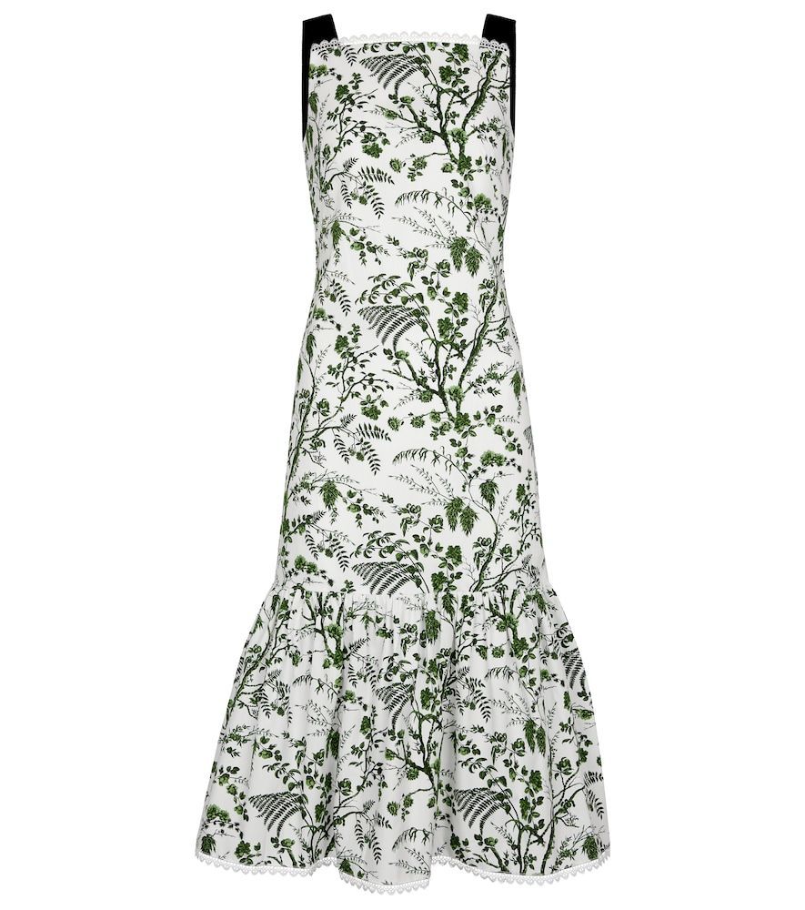Reeves floral cotton midi dress