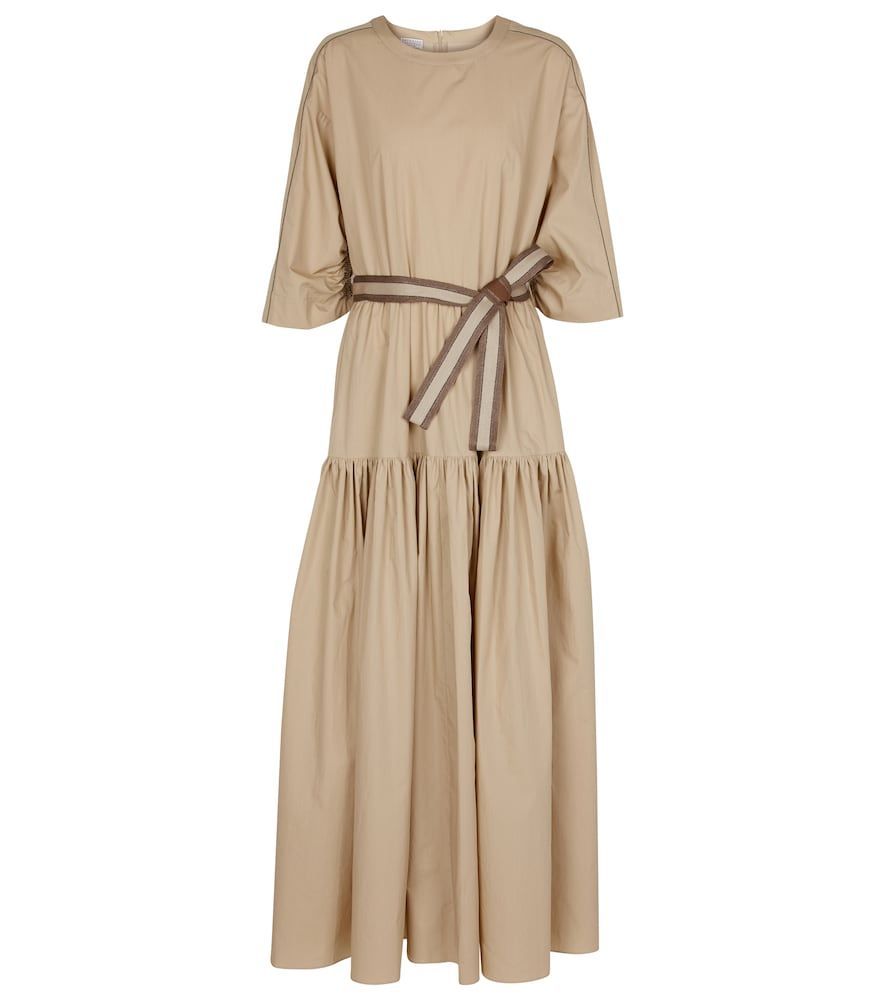 Exclusive to Mytheresa - Belted cotton maxi dress