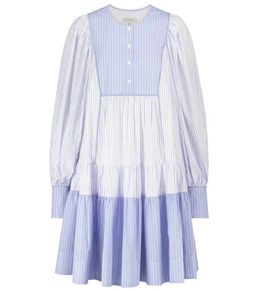 Diana striped cotton maxi dress