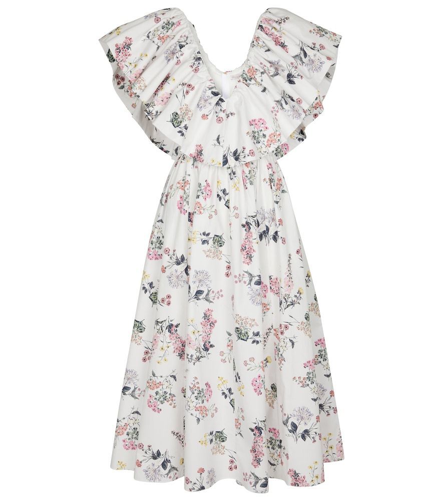 Jarvis floral cotton midi dress