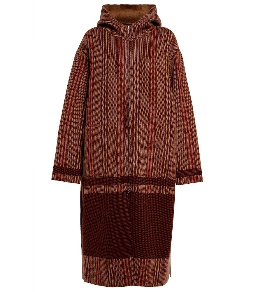 Castiglioni reversible cashmere knit coat