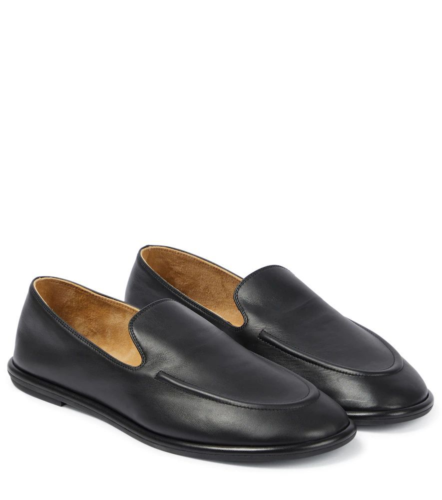 Canal leather loafers