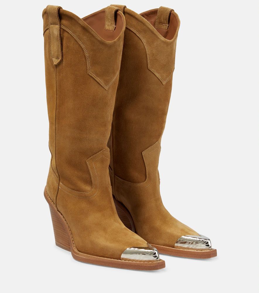 Dakota suede cowboy boots