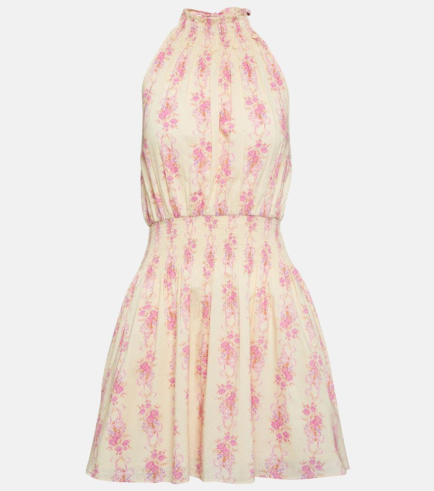 Destiny floral cotton minidress