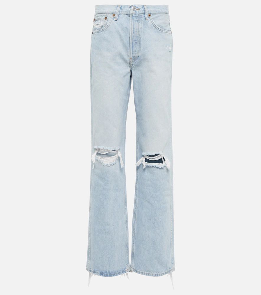 '90s high-rise straight jeans
