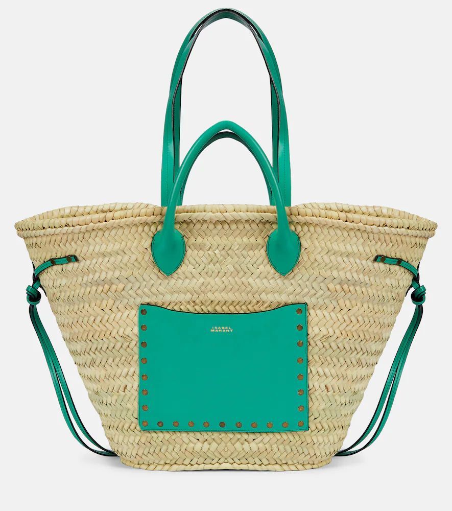 Cadix straw basket bag