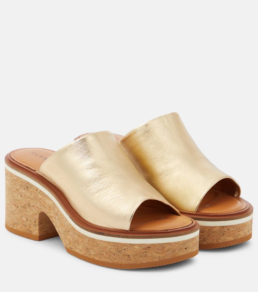 Cessy leather mules