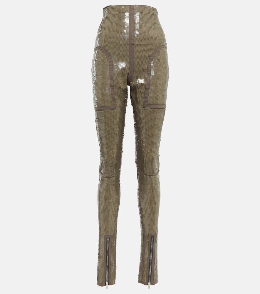 Dirt Waist sequin embellished leggings