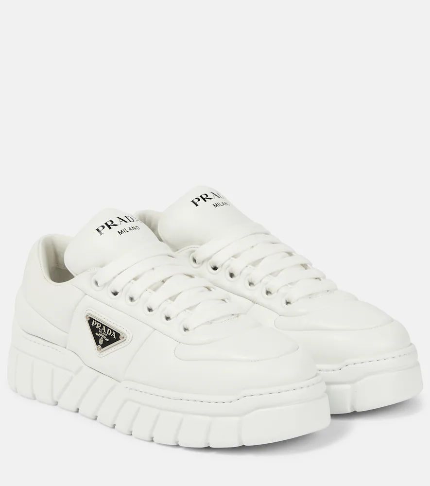 Downtown logo leather sneakers