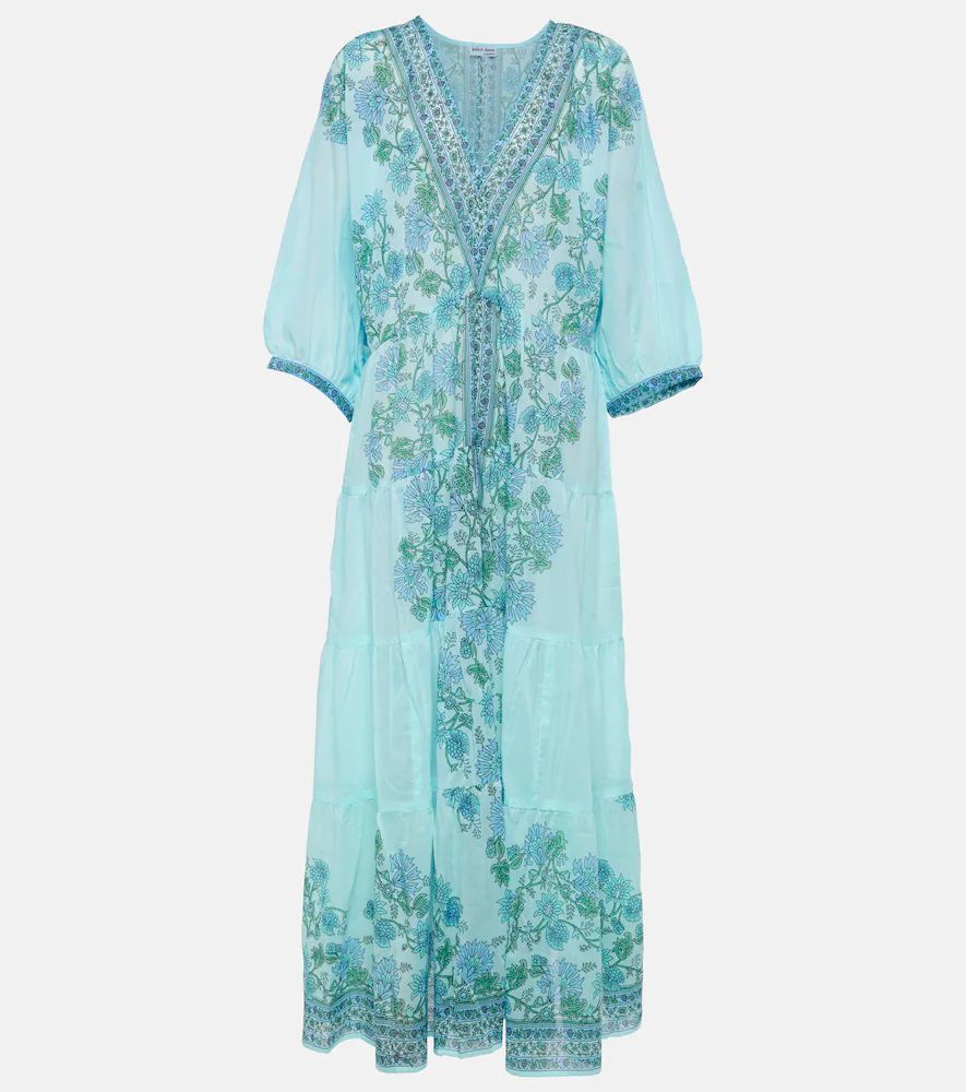 Floral cotton maxi dress