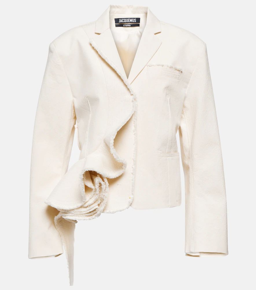 La Veste Artichaut ruffled blazer