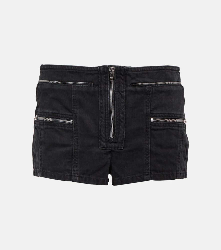 Lary low-rise denim shorts