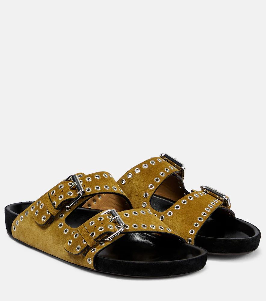 Lennyo embellished suede sandals