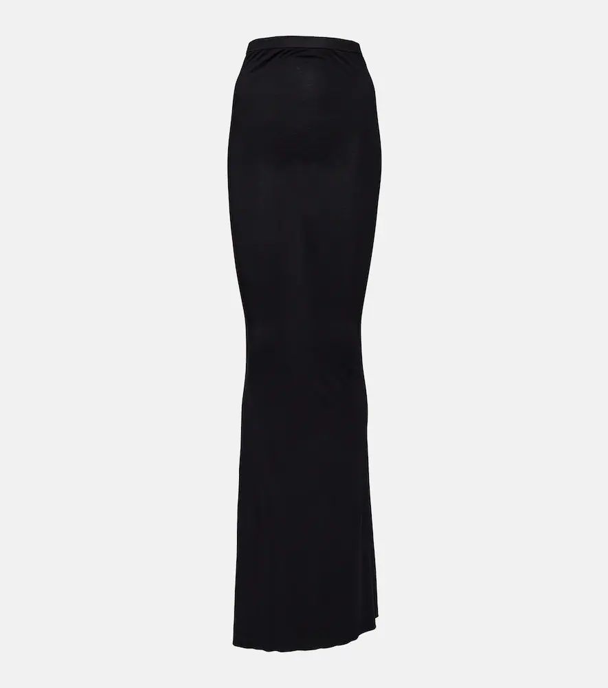 Lilies Slip jersey maxi skirt