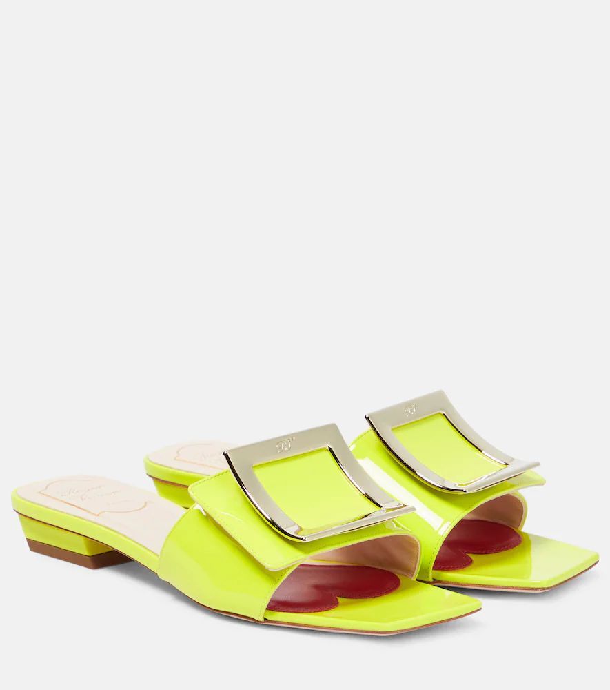Love 45 patent leather mules