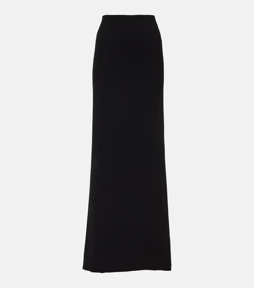 Low-rise maxi skirt