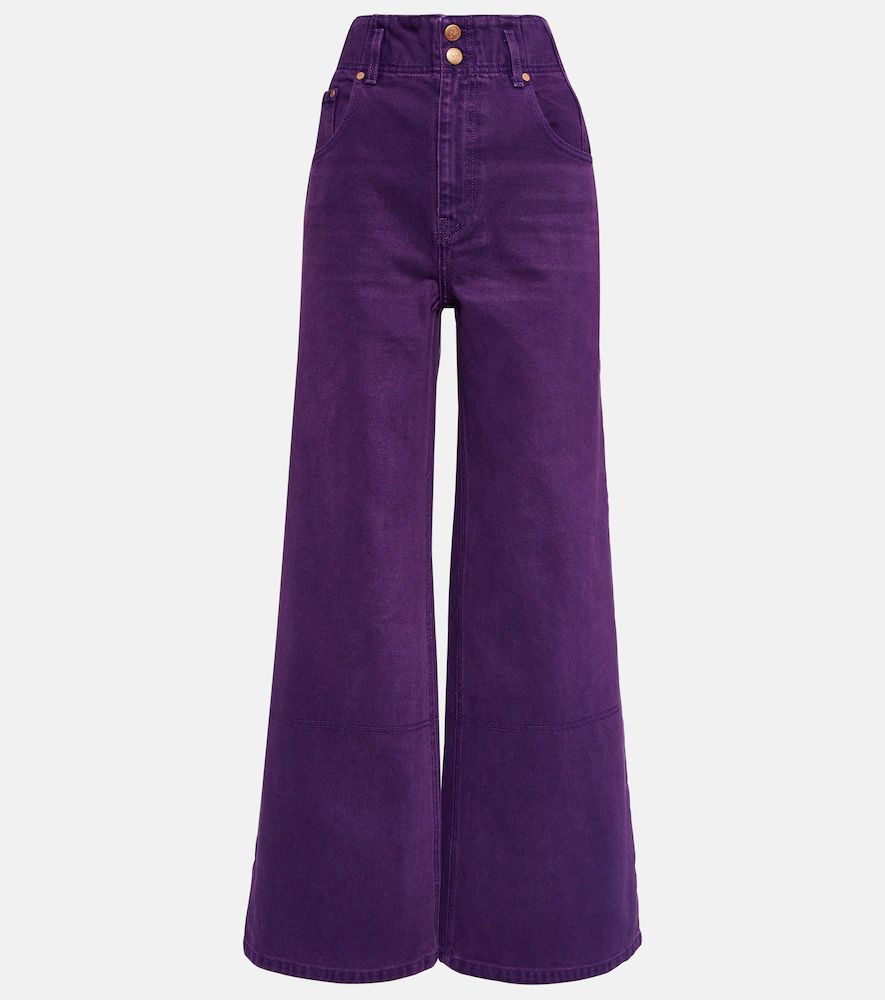 Margot high-rise wide-leg jeans