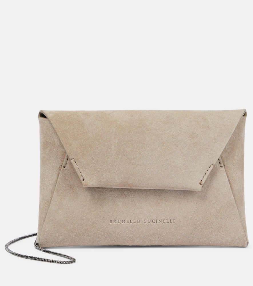 Mini suede crossbody bag