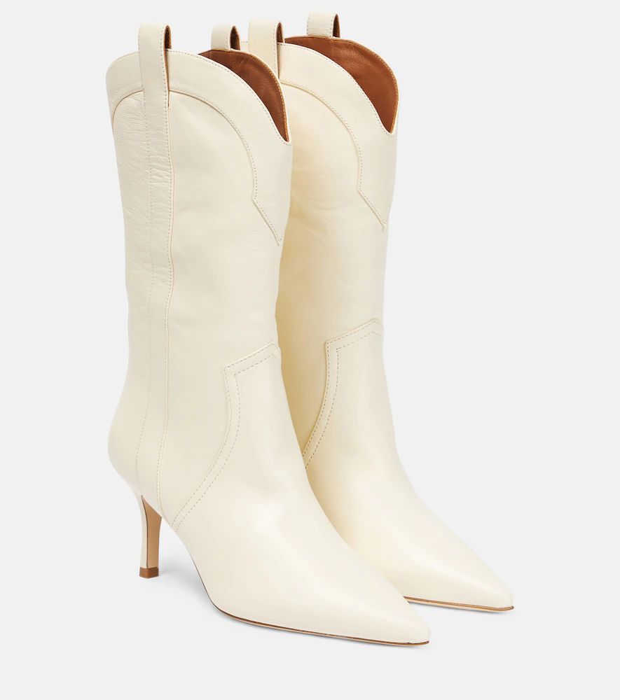 Paloma leather cowboy boots