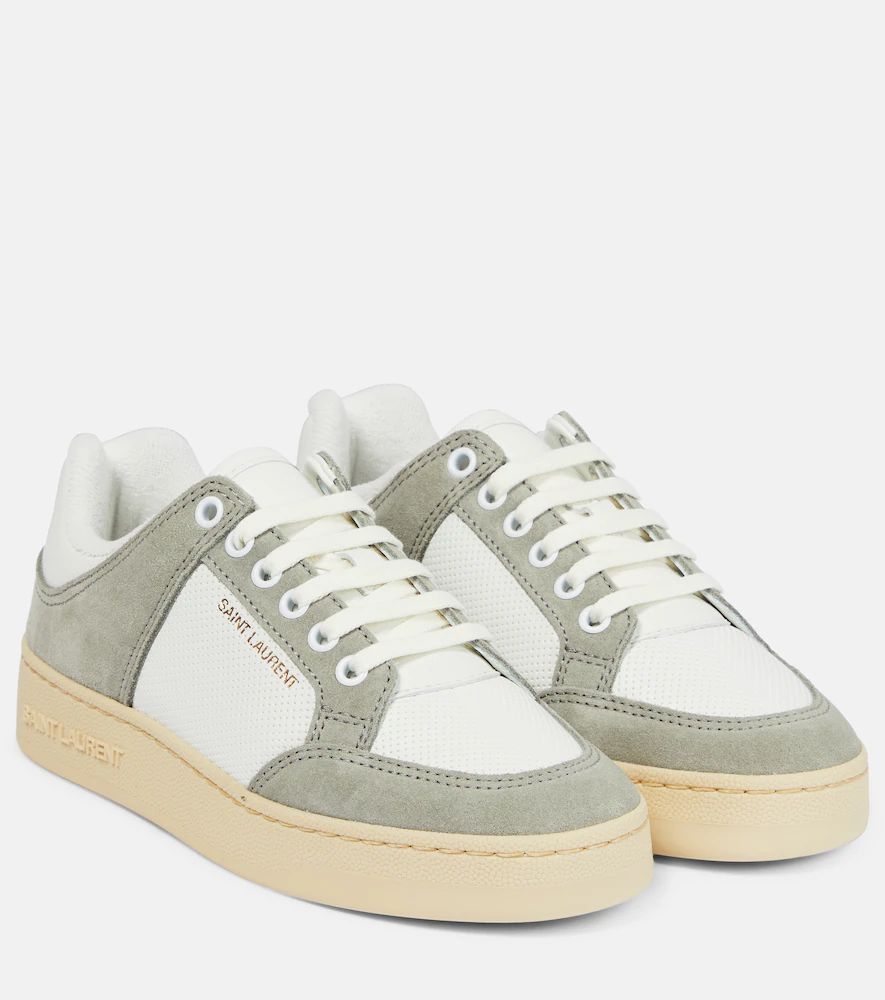 SL/61 leather and suede sneakers