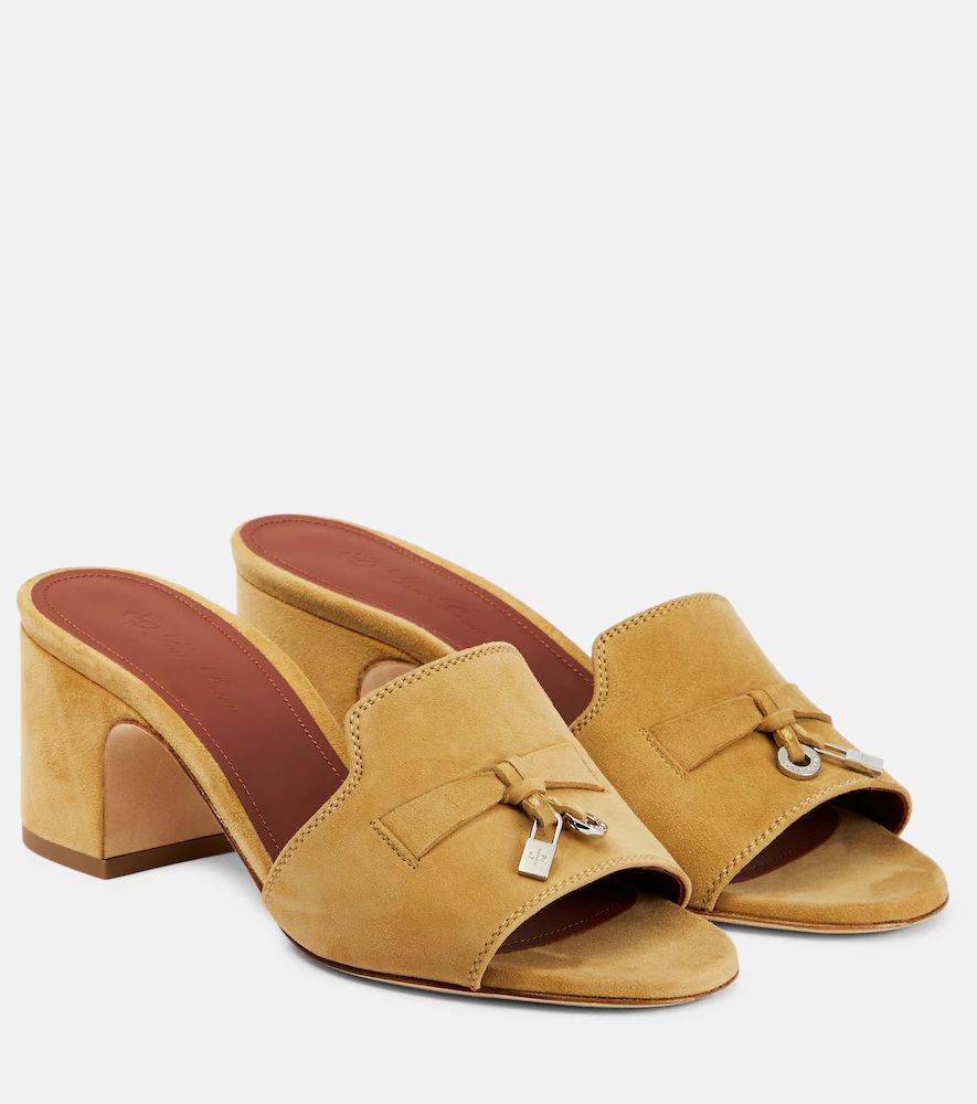 Summer Charms suede mules