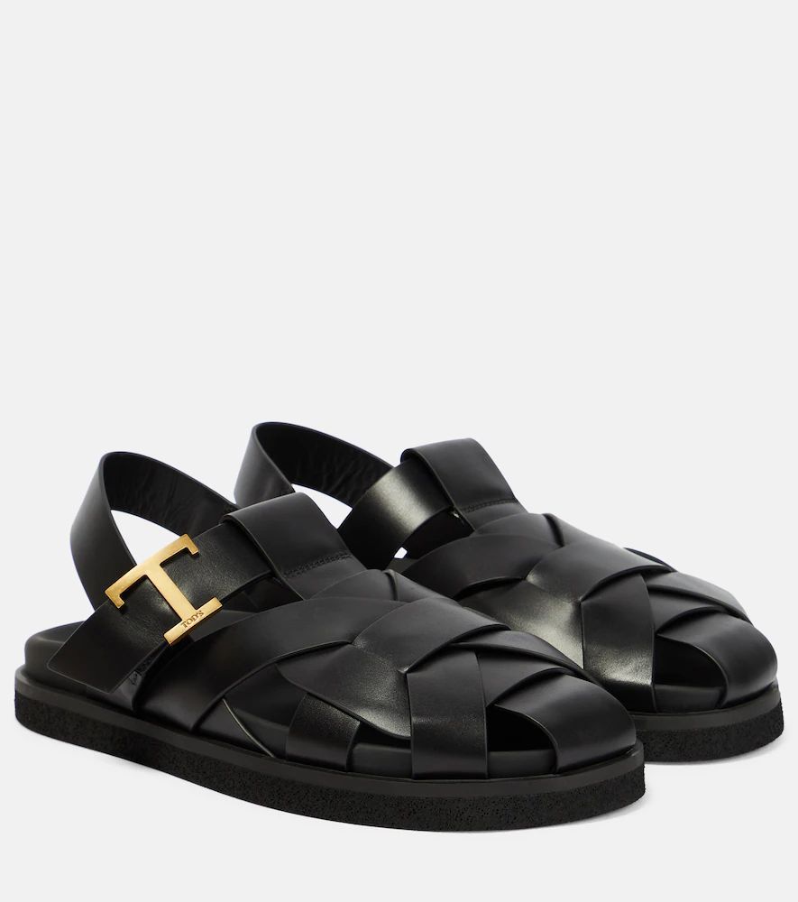 T Timeless leather sandals