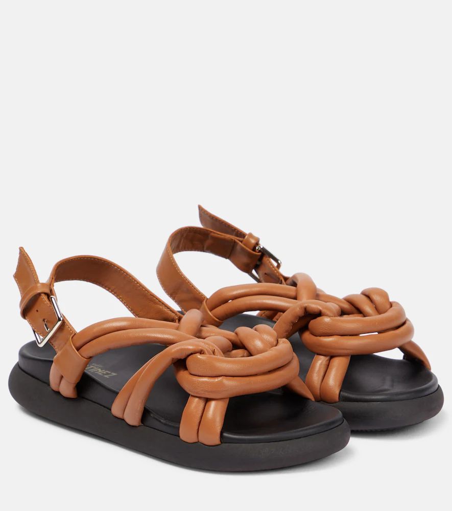 Telva leather sandals