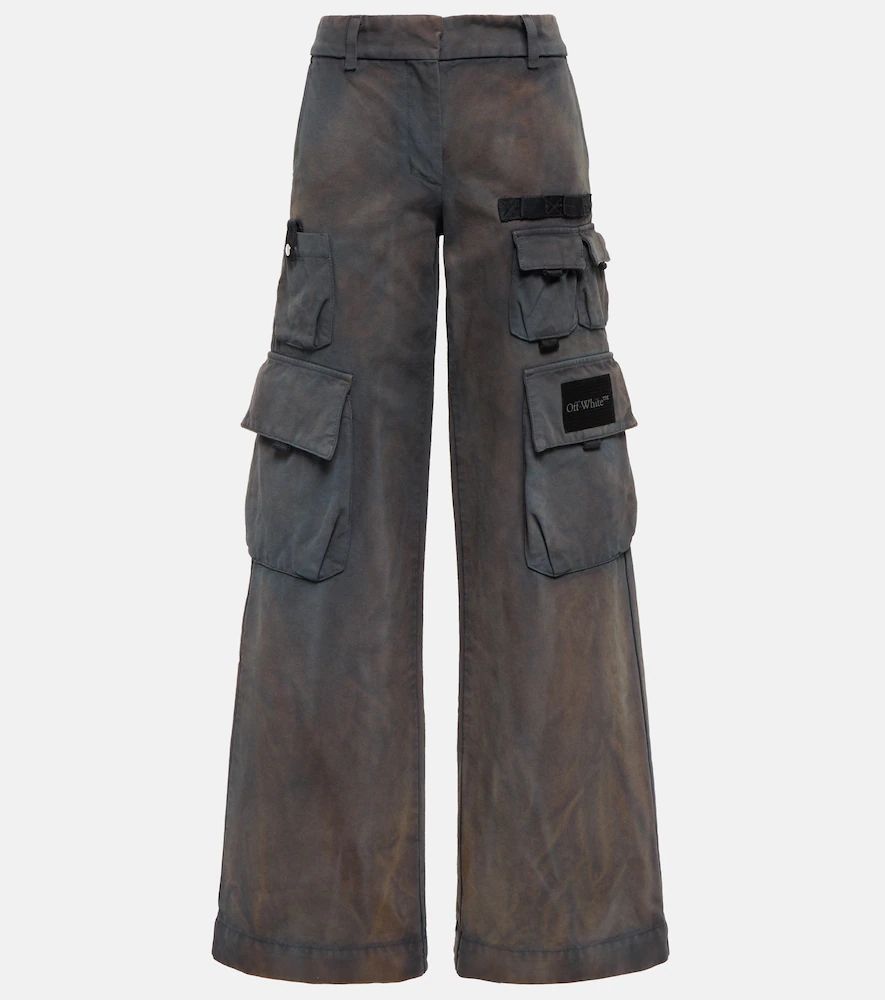 Toybox high-rise wide-leg cargo pants
