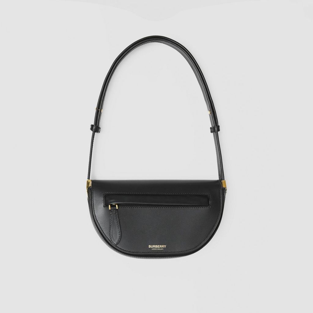 Mini Leather Olympia Bag, Black