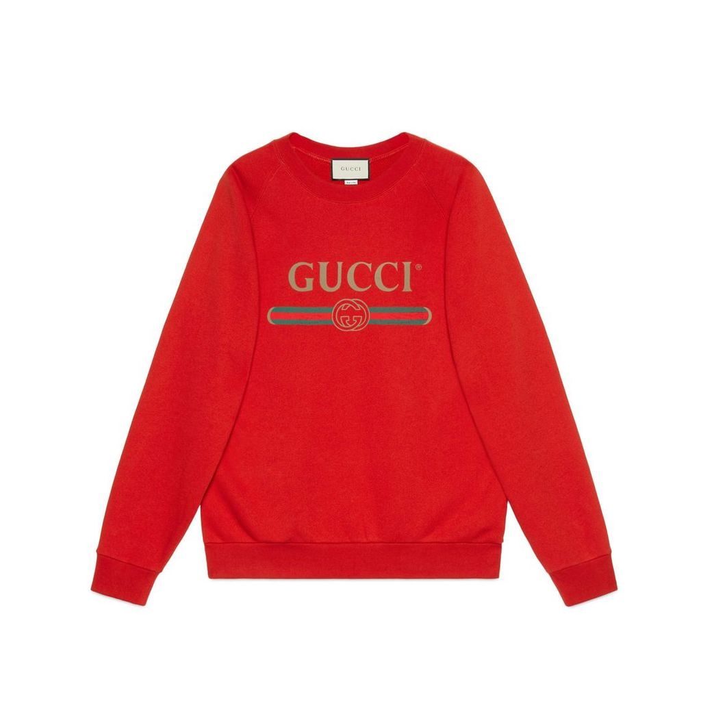 Oversize sweatshirt with sequin patches