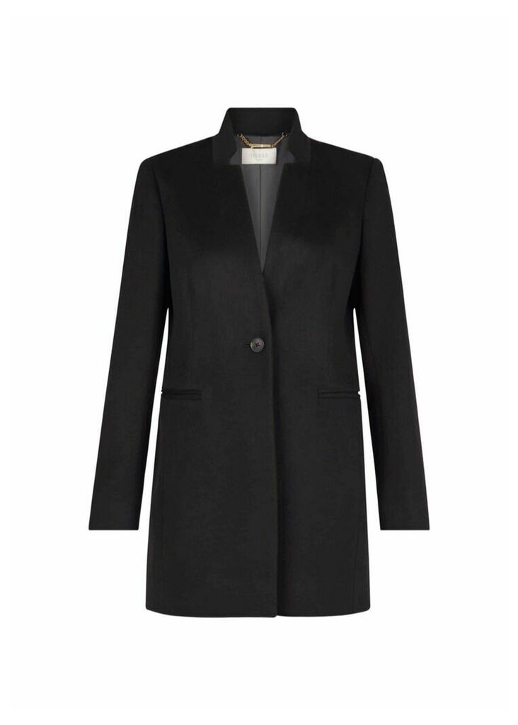Elysia Wool Blend Coat Black