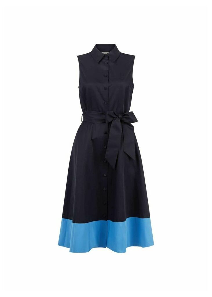 Millie Dress Navy Sea Blue