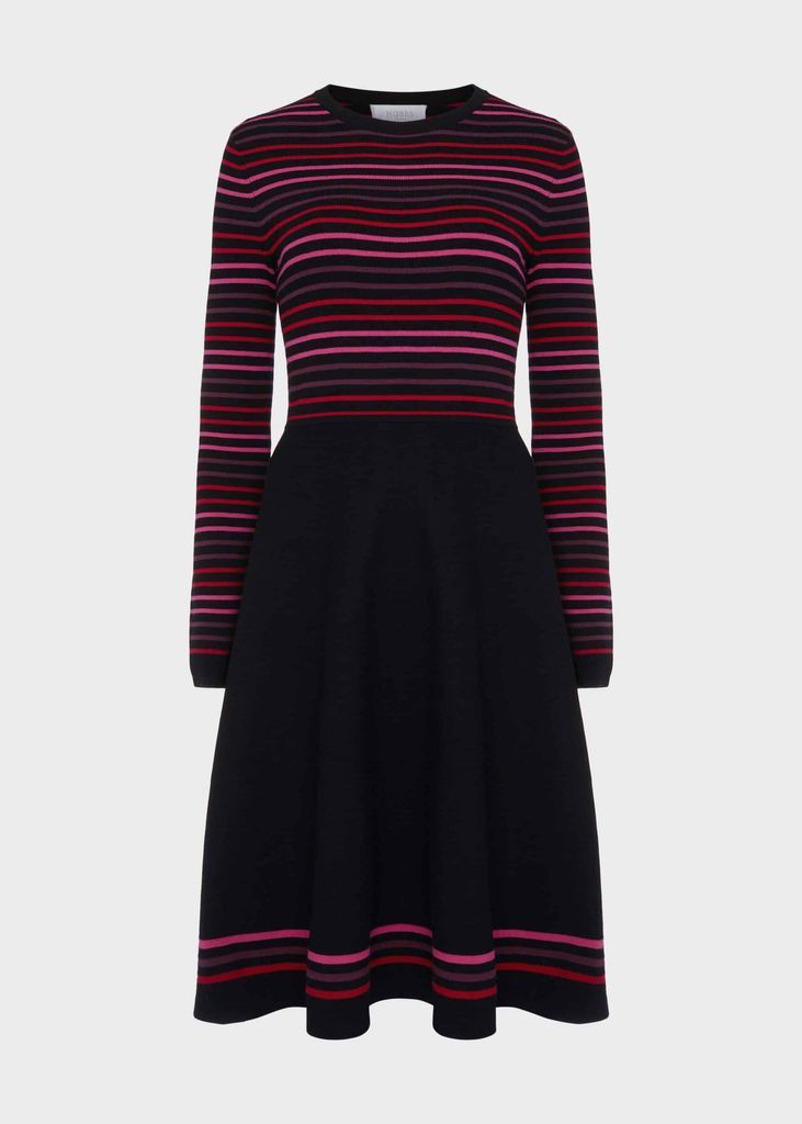 Gigi Knitted Dress Black Multi
