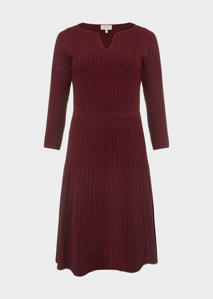 Vanessa Knitted Dress Merlot
