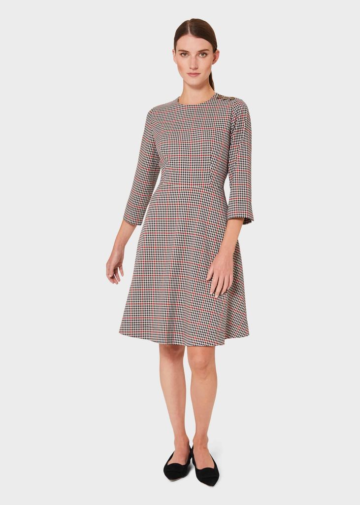 Women's Francine Check Fit And Flare Dress