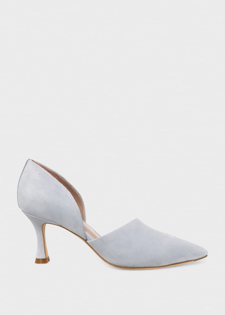 Women's Maya Suede Stiletto D'Orsay Court Shoes