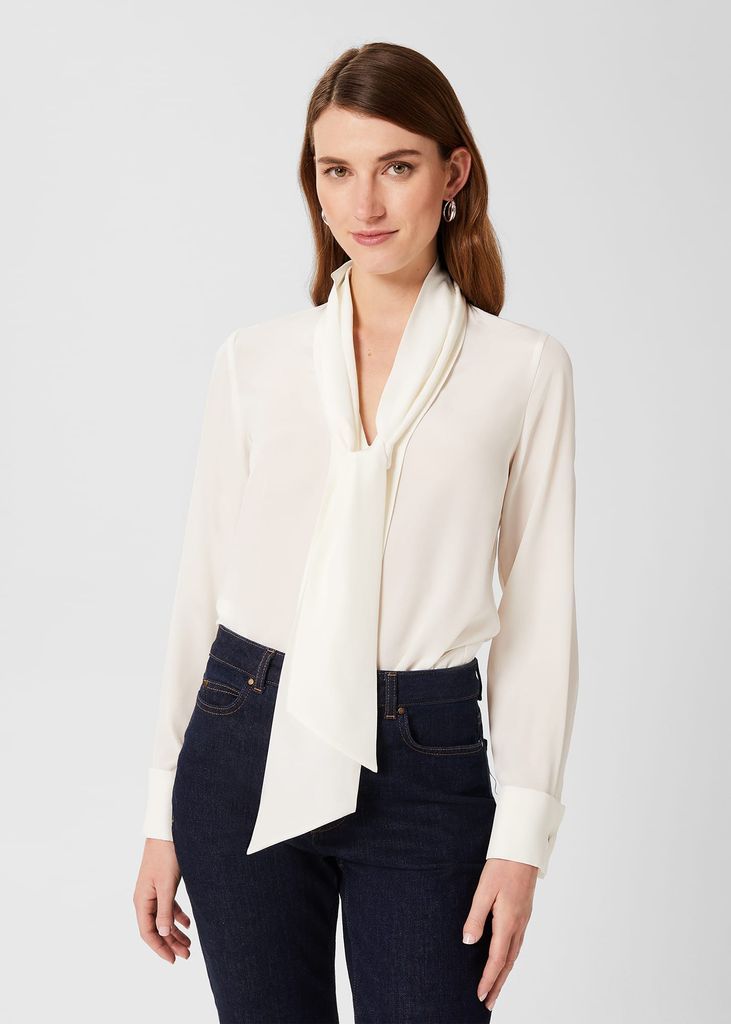 Women's Pearl Silk Blouse