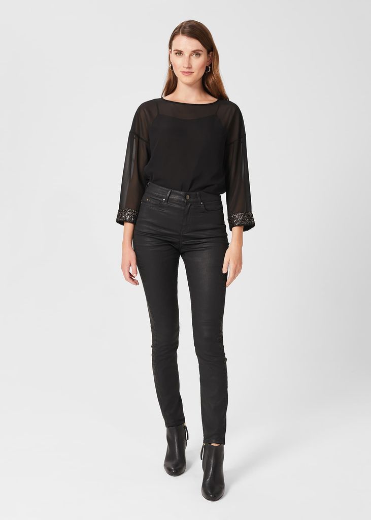 Women's Gia Coated Jeans