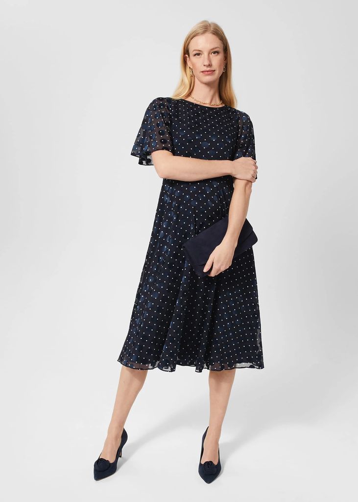 Women's Ceira Spot Fit And Flare Dress