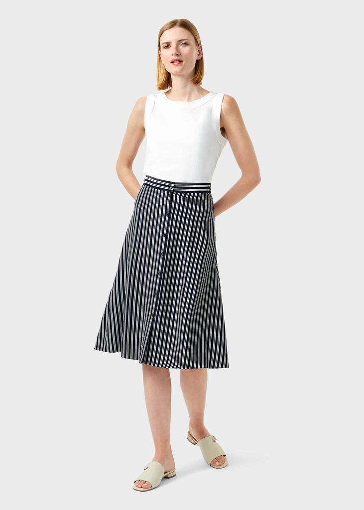 Women's Monroe Stripe A Line Skirt