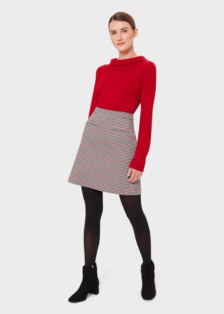 Women's Vanetta Check A Line Skirt