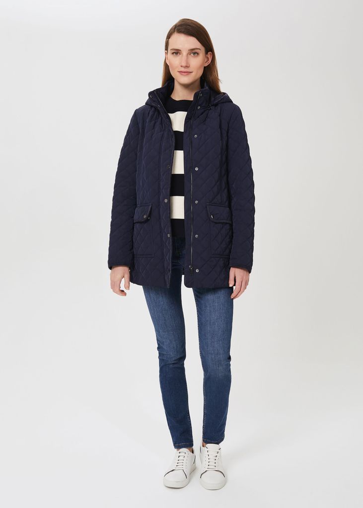 Women's Audra Quilted Coat With Hood