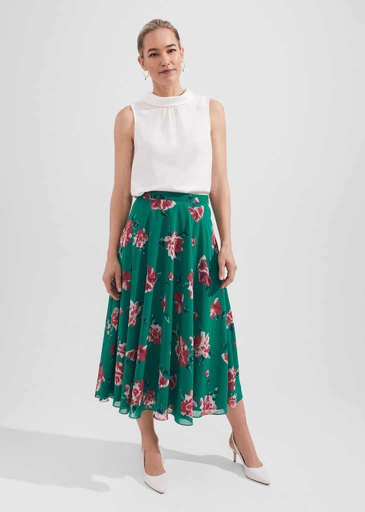 Women's Carly Floral A Line Skirt