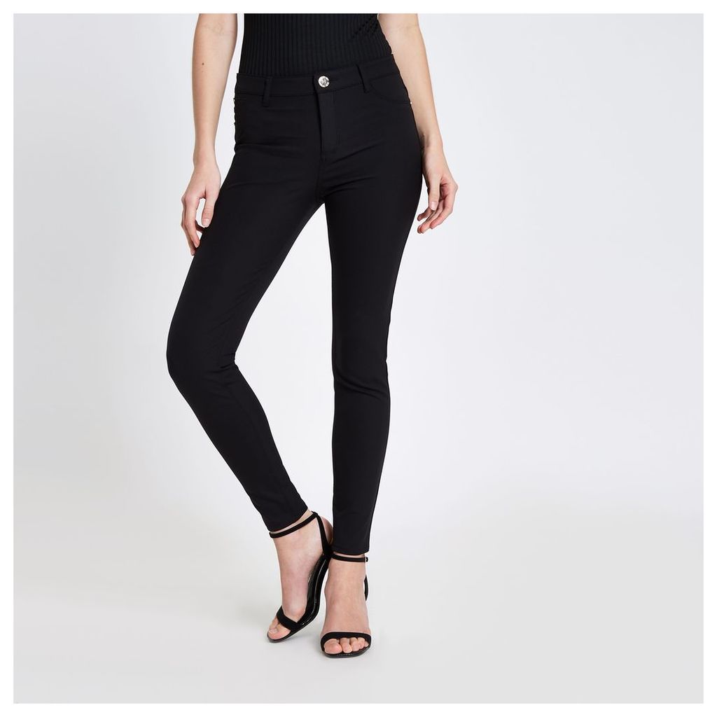 Womens Black Molly skinny fit trousers