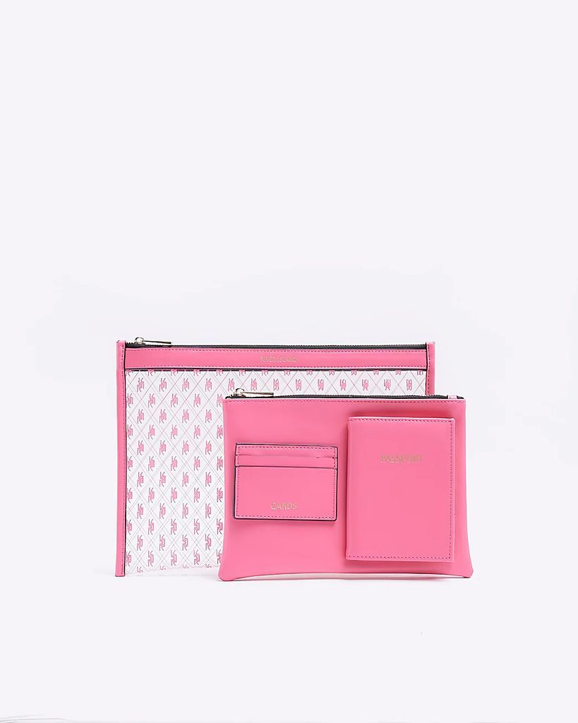 Womens Pink Travel Pouch