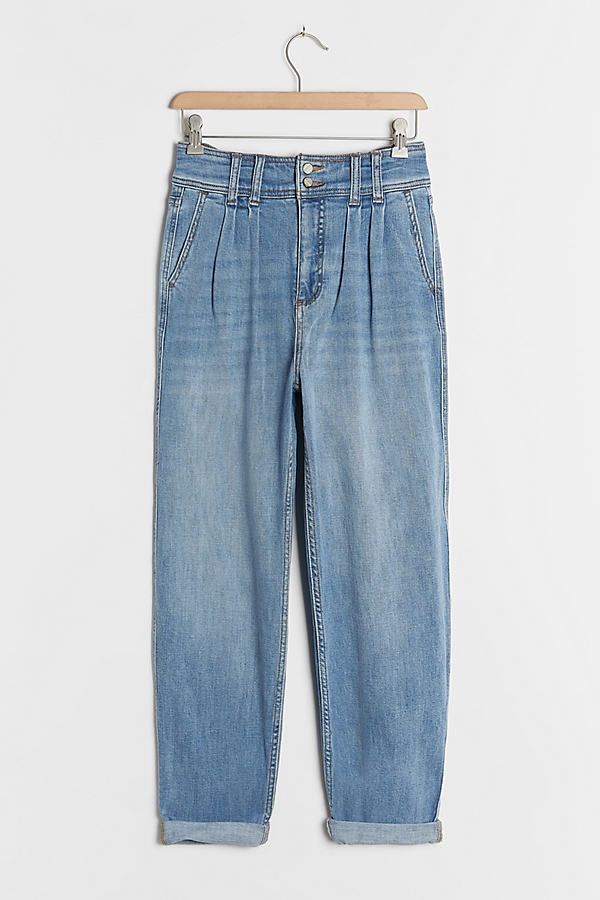 Pilcro Ultra High-Rise Pleated Trouser Jeans