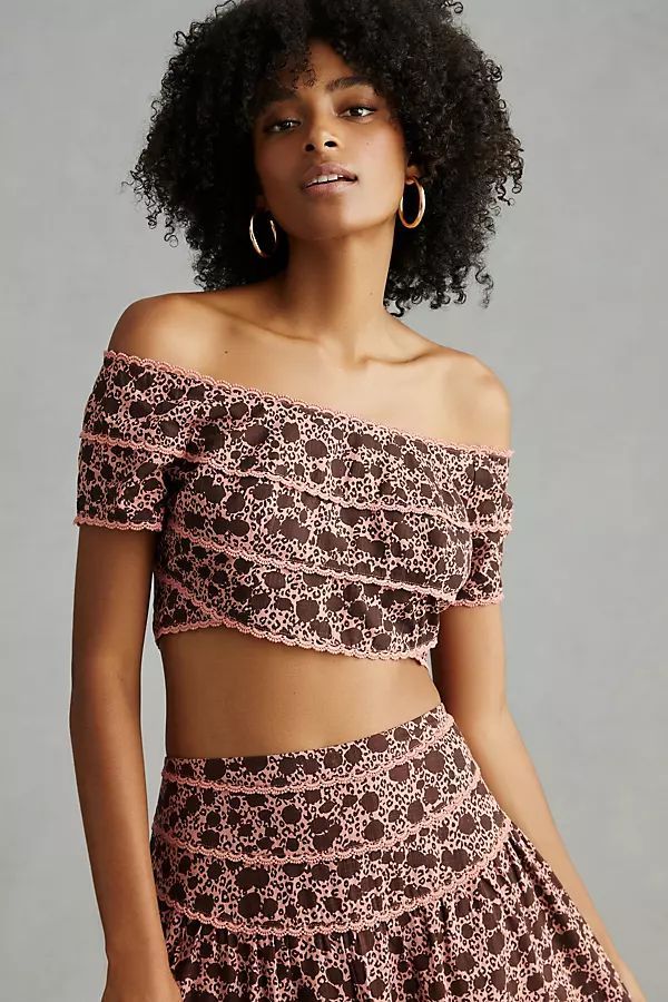 By Anthropologie Off-The-Shoulder Top
