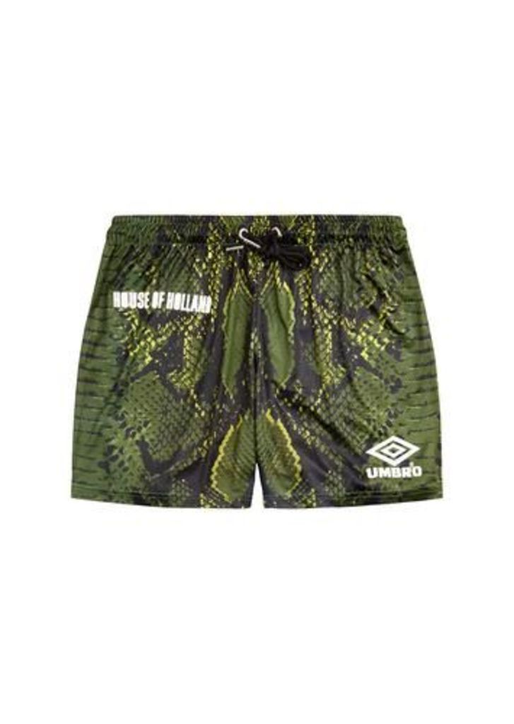 Umbro Snake Print Swim Shorts (Green)