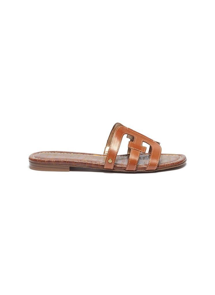 'Bay' leather slide sandals